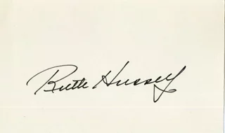 Ruth Hussey autograph