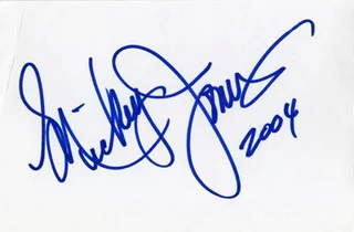Mickey Jones autograph