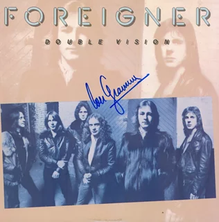 Lou Gramm autograph