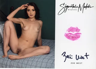 Zoe West autograph