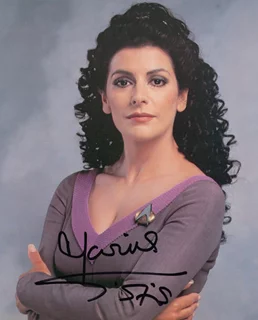 Marina Sirtis autograph