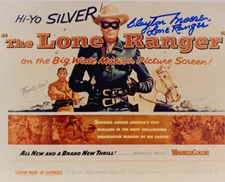 Clayton Moore autograph