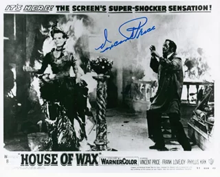 Vincent Price autograph
