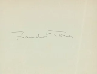 Franchot Tone autograph