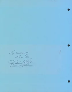 Broderick Crawford autograph