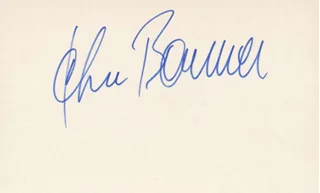 John Banner autograph