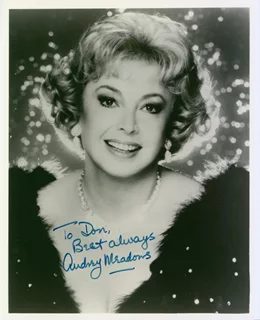 Audrey Meadows autograph