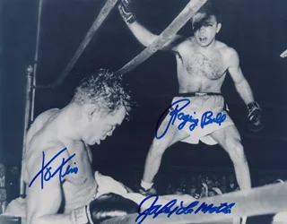 Jake La Motta autograph