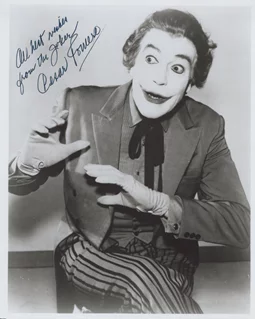 Cesar Romero autograph