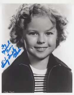 Shirley Temple-Black autograph