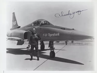 Chuck Yeager autograph