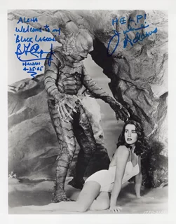 Creature From The Black Lagoon autograph