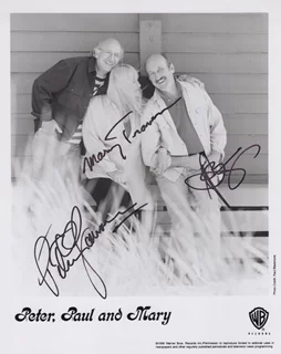 Peter, Paul and Mary autograph