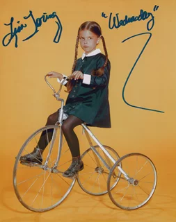 Lisa Loring autograph