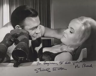 Shirley Eaton autograph