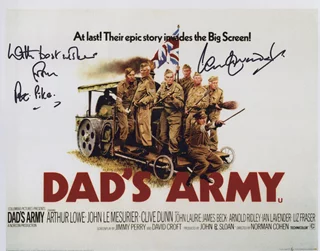 Ian Lavender autograph