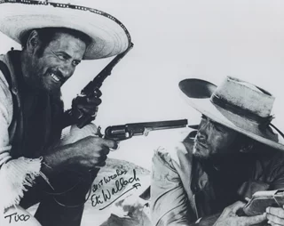 Eli Wallach autograph