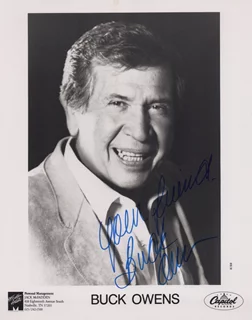 Buck Owens autograph