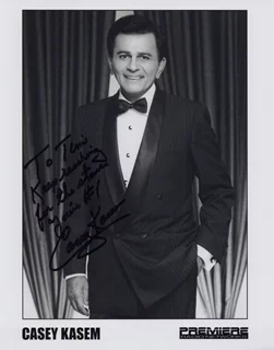 Casey Kasem autograph