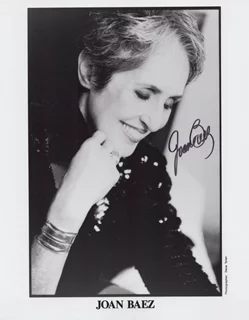 Joan Baez autograph