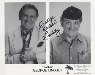 George Lindsey autograph