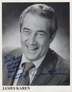 James Karen autograph