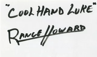 Rance Howard autograph