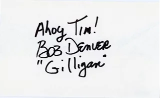 Bob Denver autograph