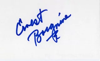 Ernest Borgnine autograph