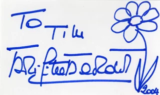 Brigitte Bardot autograph
