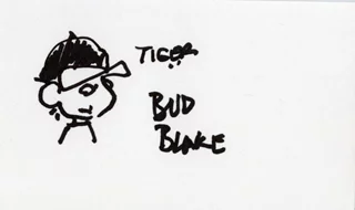 Bud Blake autograph