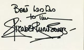 Elizabeth Montgomery autograph