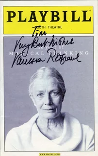 Vanessa Redgrave autograph