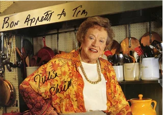 Julia Child autograph
