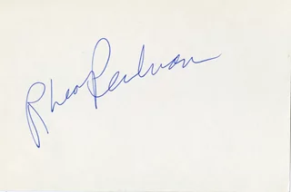 Rhea Perlman autograph