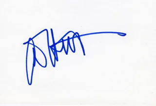 Anjelica Huston autograph