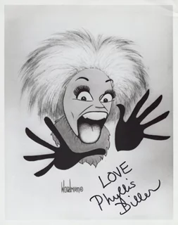 Phyllis Diller autograph