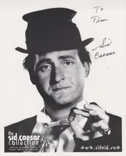Sid Caesar autograph