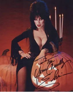 Elvira autograph