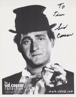 Sid Caesar autograph