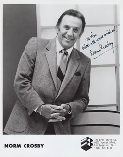 Norm Crosby autograph
