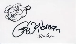 George Wildman autograph