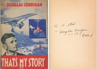 Douglas Corrigan autograph
