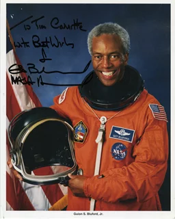 Guion S. Bluford autograph