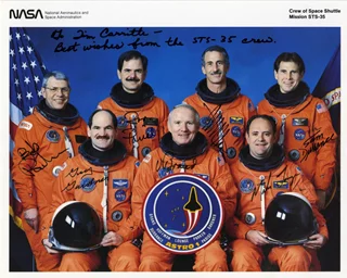 Space Shuttle STS-35 autograph