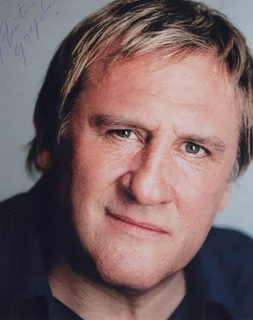 Gerard Depardieu autograph