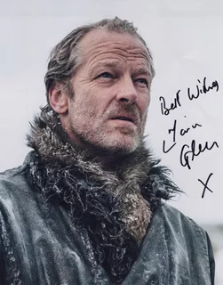 Iain Glen autograph