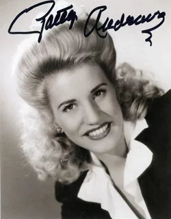 Patty Andrews autograph
