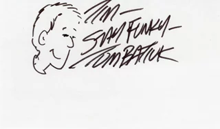 Tom Batiuk autograph