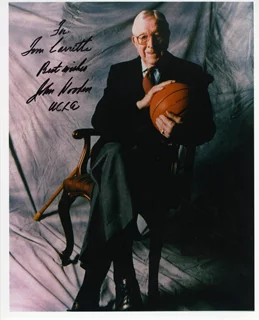 John Wooden autograph